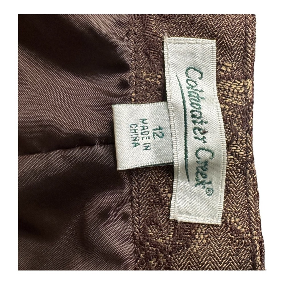 Coldwater Creek Brown Patterned Pants - Picture 4 of 8